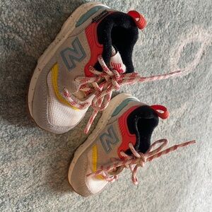 New Balance Kids' Sneakers in Red, Yellow, and Blue